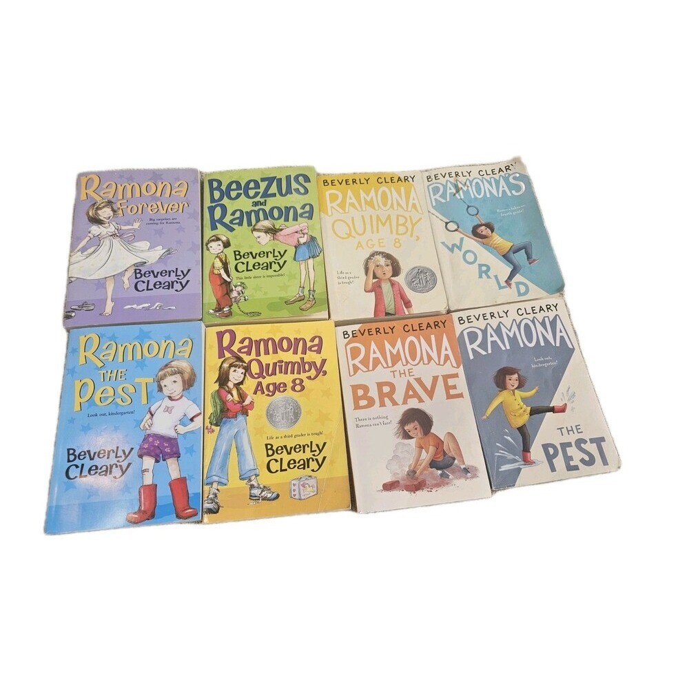 Beverly Cleary Ramona Quimby Chapter Books Lot of 8
